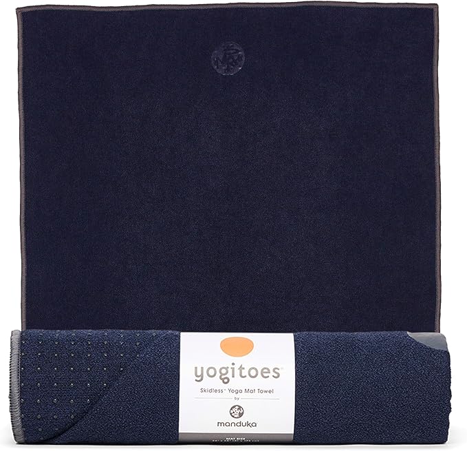 Yogitoes Yoga Hand Towel - Quick Drying Microfiber, Lightweight, Easy for Travel, Use in Hot Yoga, Vinyasa and Power, 16 Inch (40cm)