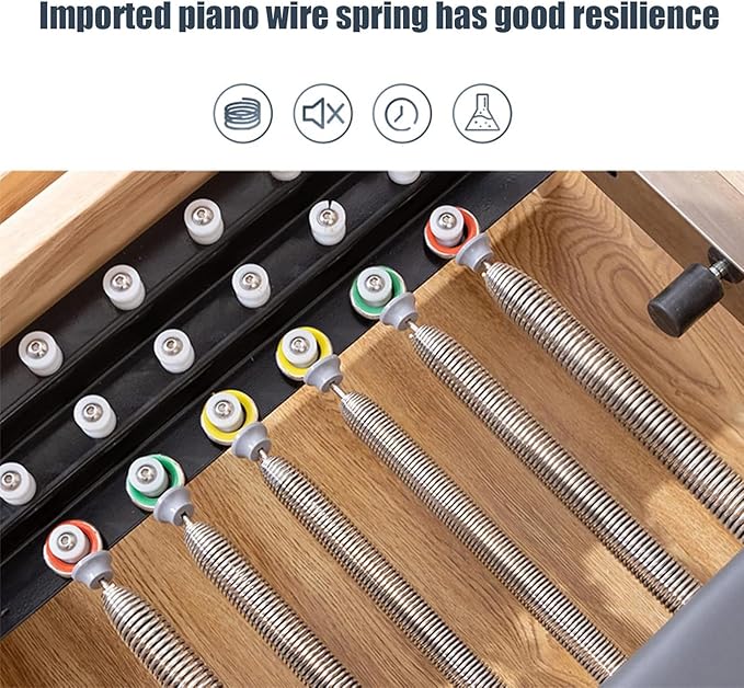 Pilates Core Bed, Yoga Private Training Core Training Sliding Bed, Gym Commercial Oak Aerobic Fitness Equipment