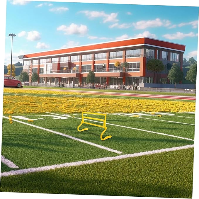 Milisten Modular Speed Training Hurdles Adjustable Hurdles for Football Soccer Basketball Athlete Agility Equipment