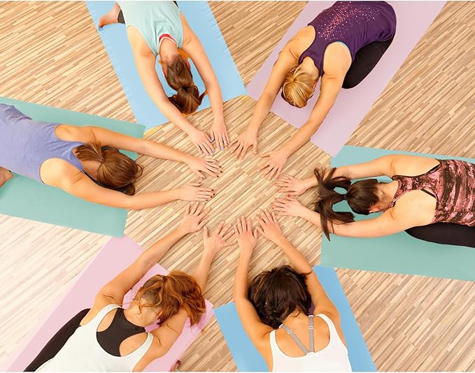 Breling 3 Pack 26"x73" Hot Yoga Mat Towel Pack Non-Slip Yoga Mat Gym Sweat Absorbent Microfiber Towel for Pilates Workout Women Men