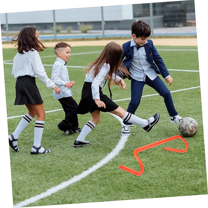 Agility Speed Hurdle Training Equipment for Boy Girl Portable High Hurdles for Soccer and Football Practice for Developing Skills and Agility Young Athletes