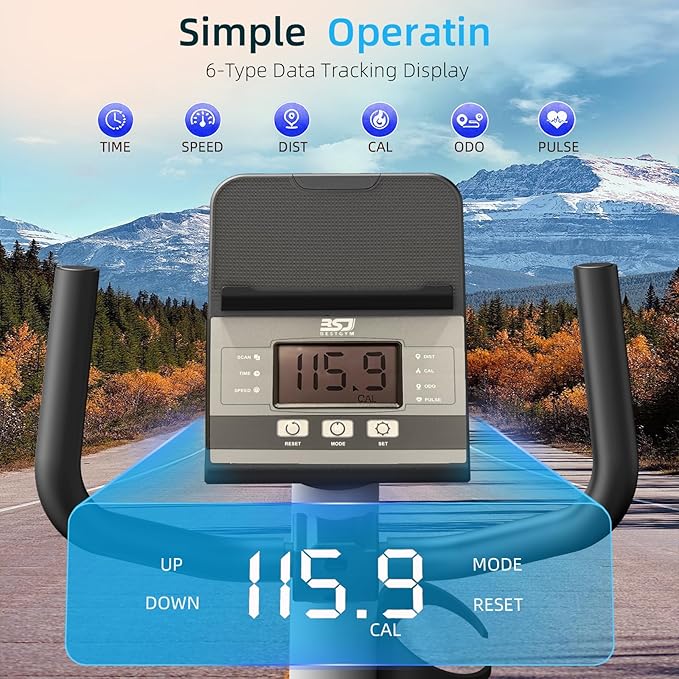 Recumbent Exercise Bike, Recumbent Bike for Home, Recumbent Stationary Bike 350LBS Weight Capacity, Magnetic Recumbent Bike with Smart APP, LCD Monitor, Heart Rate Handle