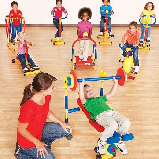 Fun and Fitness Kids Exercise Bike, for Cardio Training, Beginners Bike Games, Children's Stationary Cycle for Children's Boys and Girls Training