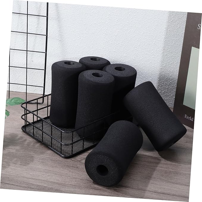 6pcs Foam Leg Roller Pads Replacement for Gym Equipment Fit for Leg Extension Machines Comfortable and Easy to Clean for Home Fitness Training