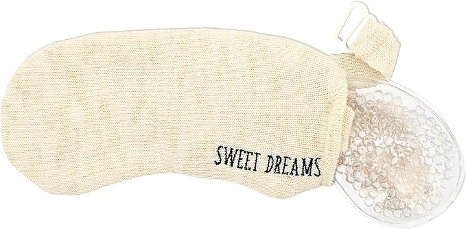 Pavilion Gift Company Women's One Size Fits Most Adjust Band Eye Pillow, Beige