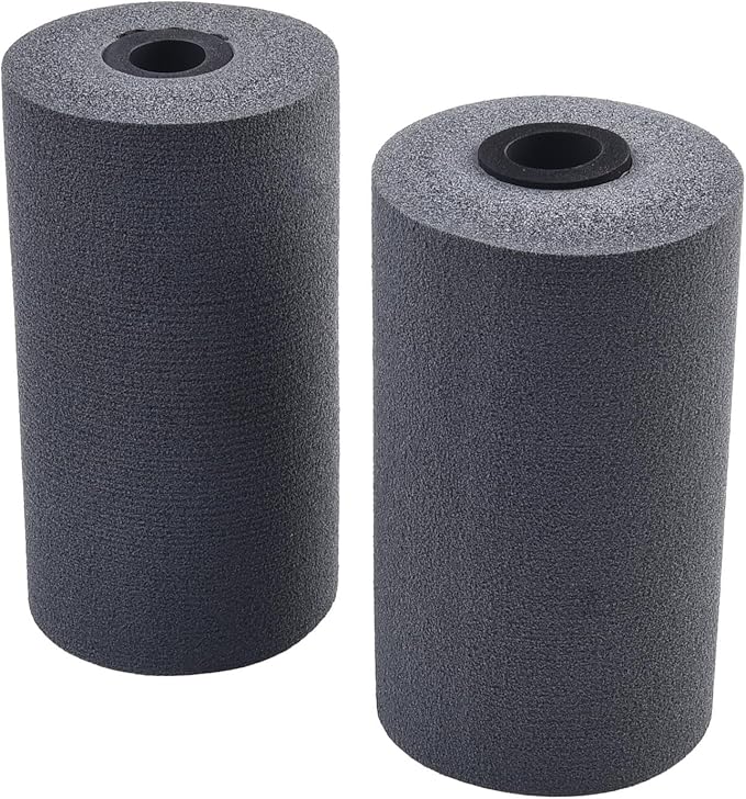 Foot Foam Pads Rollers Replacement for Leg Extension Attachments for Weight Bench and Home Gym Equipment, Fits Tube Diameter 22-25mm