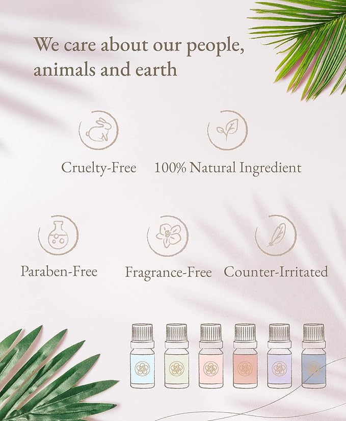 100% Organic Essential Oil Blend for Massage, Home Care, Aromatherapy, Natural Ingredients - Orchid, Lavender, Bergamot, Chamomile, Ylang Ylang, 10ML