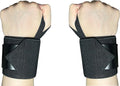 Generic Nylon Wrist Wraps - Weightlifting Wrist Straps - Black - Classic Style - Hook and Loop Closure - Heavy Duty Support and Protection for Exercise (Pair)