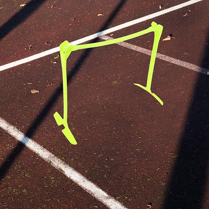 Adjustable Speed Agility Hurdles Soccer Training Equipment Foldable Plastic Football Hurdles for Athletes Agility Drills and Speed Training