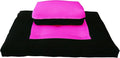 D&D Futon Furniture Zabuton Zafu Set, Yoga, Meditation Seat Cushions, Kneeling, Sitting, Supporting Exercise Pratice Zabuton & Zafu Cushions. (Pink)
