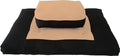 D&D Futon Furniture Zabuton Zafu Set, Yoga, Meditation Seat Cushions, Kneeling, Sitting, Supporting Exercise Pratice Zabuton & Zafu Cushions. (Peach)