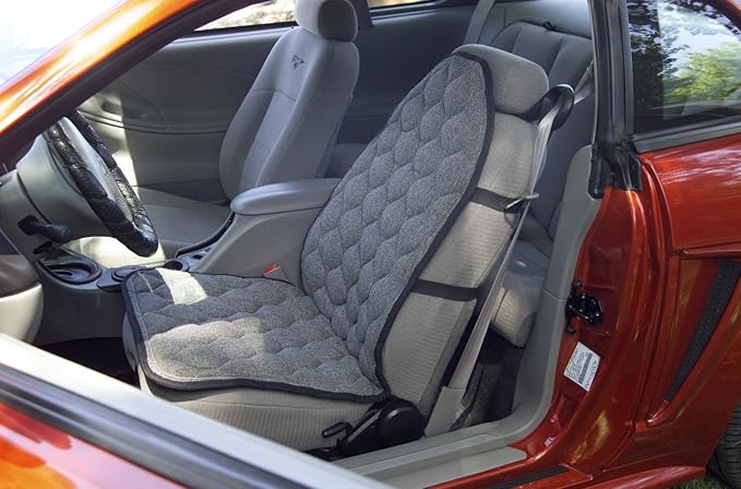 Magnetic Therapy Car Seat - Charcoal Gray. Made in The USA for Over 27 Years