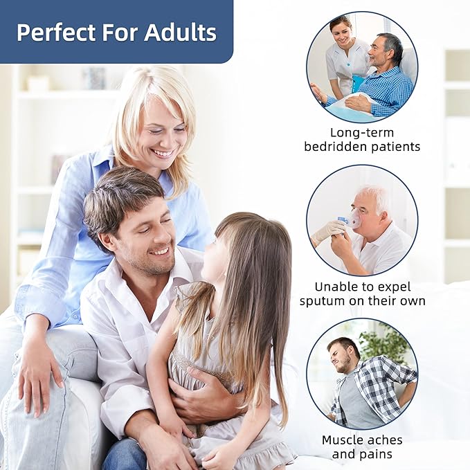 Fanwer Palm Chest Percussion Cup - Chest Physical Therapy Aids(CPT), Mucus Removal Device, Helps to Break up Mucus by Percussion and Postural Drainage, Professional Palm Sputum Remover