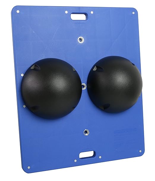 CanDo Balance Board 15x18 Inch, 3 Inch Height, Black
