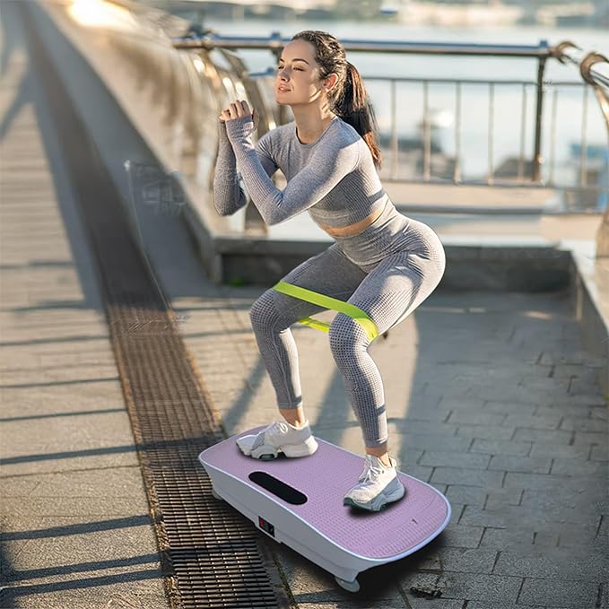 Silent Vibration Platform Crazy Fitness Massage 10-Frequency Weight Loss & Fat Burner Body Shaking Machine for Unisex