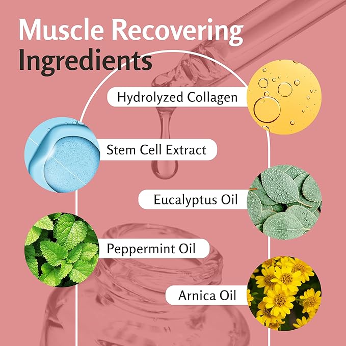 Arnica Sore Muscle Massage Oil for Massage Therapy - with Collagen Stem Cells Arnica and Menthol - Multipurpose Instant Absorption Full Body Massage Oil by M3 (Pack of 2)