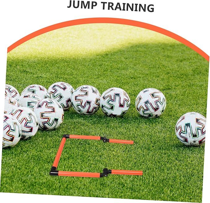 Football Hurdle Training Equipment for Athletes Speed Hurdles for Agility Drills Construction for Soccer Basketball and Track Performance Jumping Ability