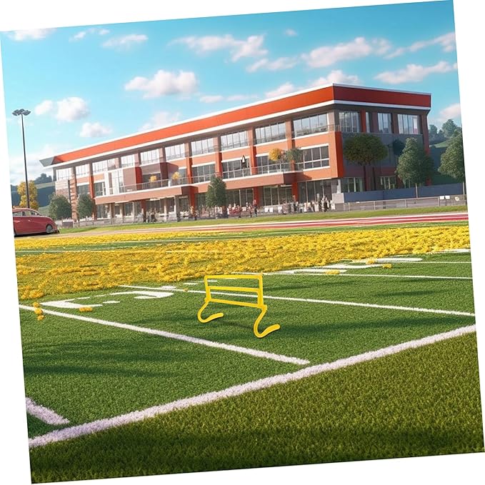 POPETPOP Soccer Agility Training Equipment Football Hurdles Speed Agility Hurdle Feet Height Sturdy Construction for Long-Term Use