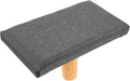 Sosoport Ergonomic Prayer Stool with Soft Cushion Single-Leg Meditation Bench for Sitting Kneeling and Balance Training Portable Gray Seat Suitable for Users