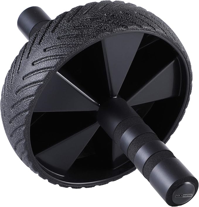 HolaHatha Ab Roller Wheel, Fitness Roller with Handles for Core Building, Workout Equipment for Toning and Abdominal Strengthening
