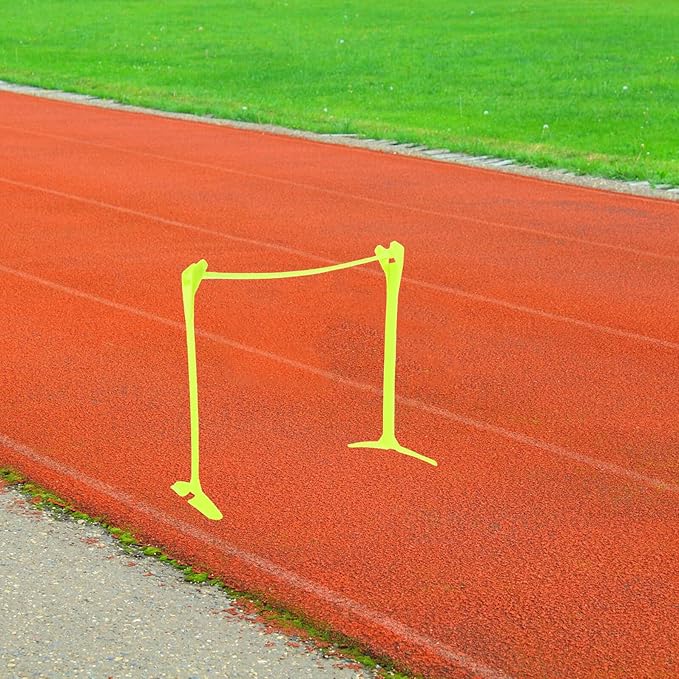 Alipis Adjustable Soccer Training Hurdle Foldable Plastic Speed Agility Hurdles for Football Athletic Drills and Agility Training Equipment