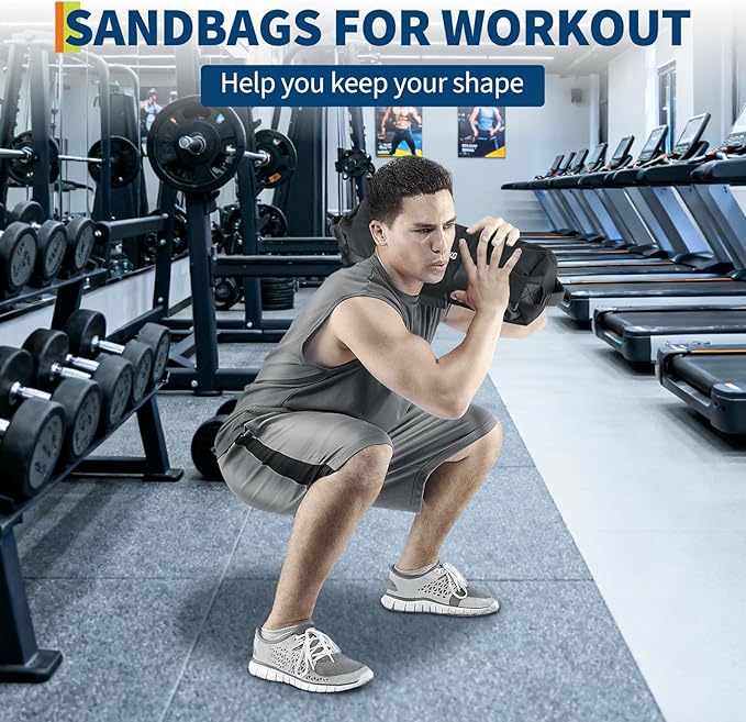Adjustable Sand Bags for Working Out,Sandbags for Workout for Yoga, Strength Training and Full-Body Workouts