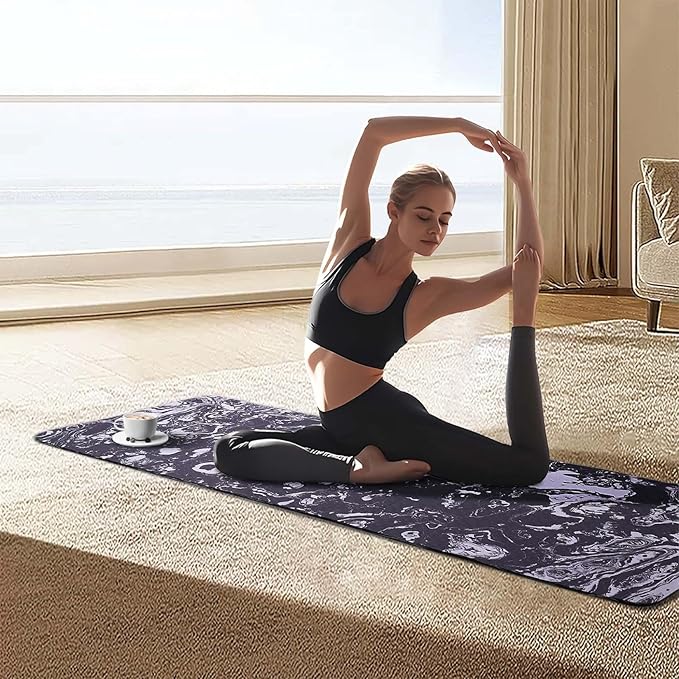 Yoga Mat Exercise Yoga Mat Print With Designed Exericise Mat 72 X 24inch Multi-Purpose Workout Mat For Women Pilates Fitness And Floor Exercises