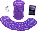 Gliding Exercise Discs: Club Pack for Hardwood Floors (25 Pair, Purple) Workout Sliders in Bulk
