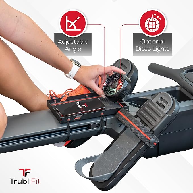 TrubliFit Fan for Peloton Bike & Peloton Treadmill - Accessories for Peloton - Fits Original Bike, Bike+ or Tread - No Batteries or Charging Required