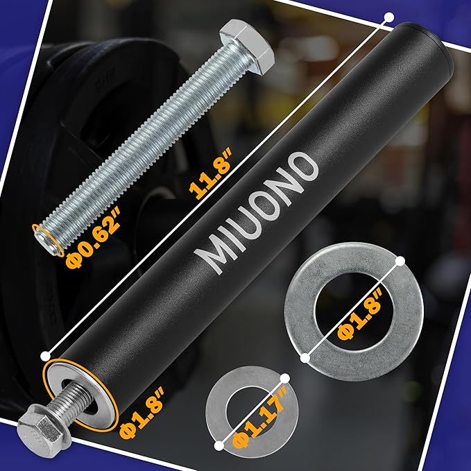 Weight Plate Holder, Power Rack Attachments for Olympic 2-Inch Weight Plate Storage, Fits 2x2, 2x3, 3x3 Power Cages with 1" or 5/8" Holes