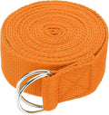 Yoga Strap for Stretching, Athletic Stretch Band with Adjustable Metal D Ring Buckle Yoga Bands