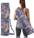 Yoga Mat Bag Full-Zipper Yoga Mat Carrier with Extra Wide Adjustable Strap 2 Multi-Functional Storage Cargo Pocket Stylish & Functional Yoga Bag Pilates Bag for Women & Men