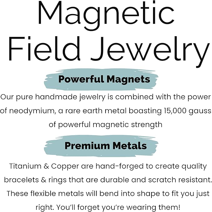 Earth Therapy Women's Floral Crystal Magnetic Copper Cuff Bracelet - Adjustable Sizing - Ultra Strength