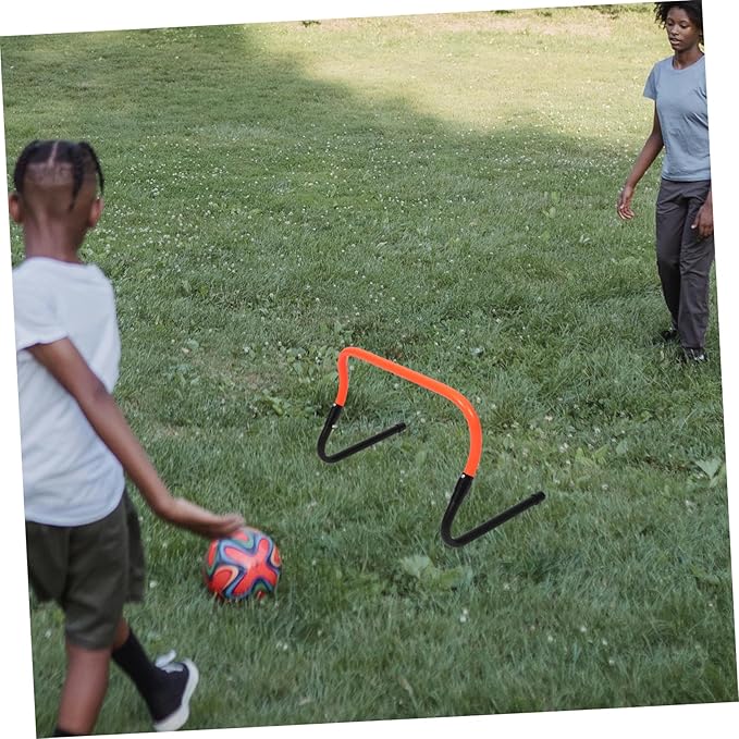 Mikinona Adjustable Height Plastic Speeds Hurdles for Football Training Agility Training Equipment with Stable Base for Soccer and Basketball Drills