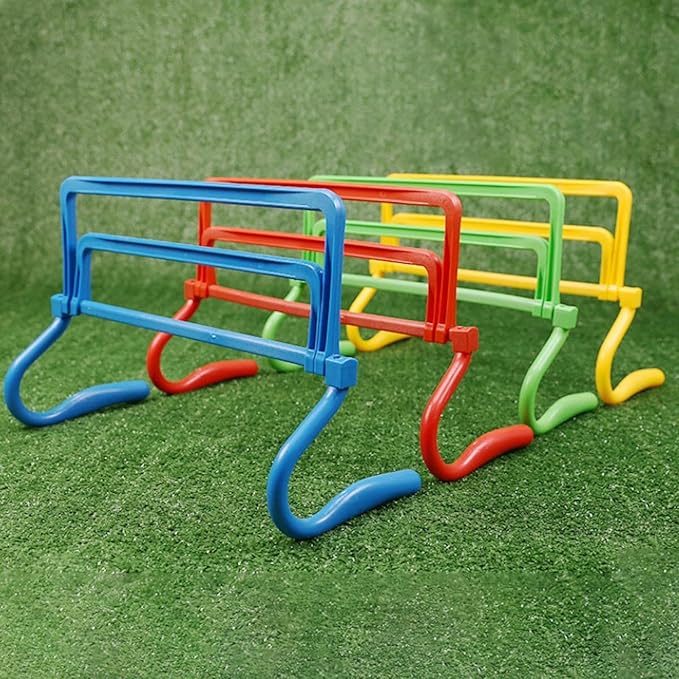 pistro Speed Agility Hurdle Adjustable Training Equipment for Football Athletic Strength Speed and Agility Training