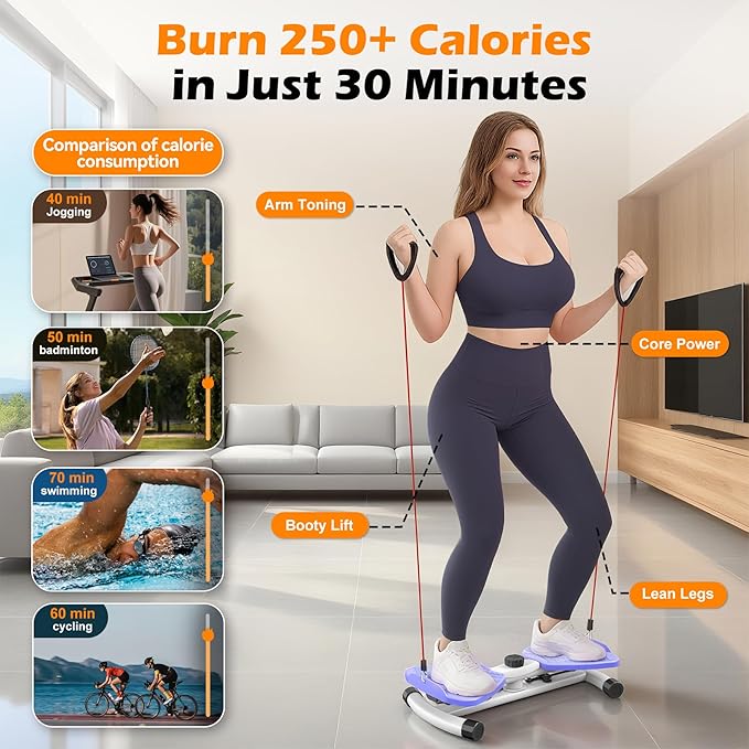waist twisting machine for Exercise, Ab Twister Board, Core Twister for Women & Home Fitness, twist board for exercise,300 LBS Capacity