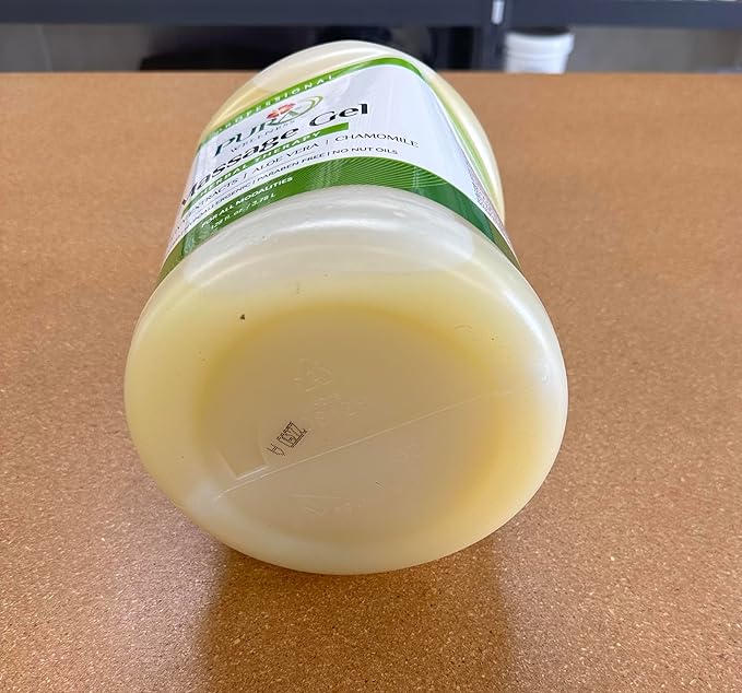 Herbal Therapy 1 Gallon Massage Gel, Aloe Vera, Professional, Massage Therapy, Deep Tissue, Unscented, Hypoallergenic, Natural Ingredients, Skin Hydrating, Moisturizing, Muscle Relief