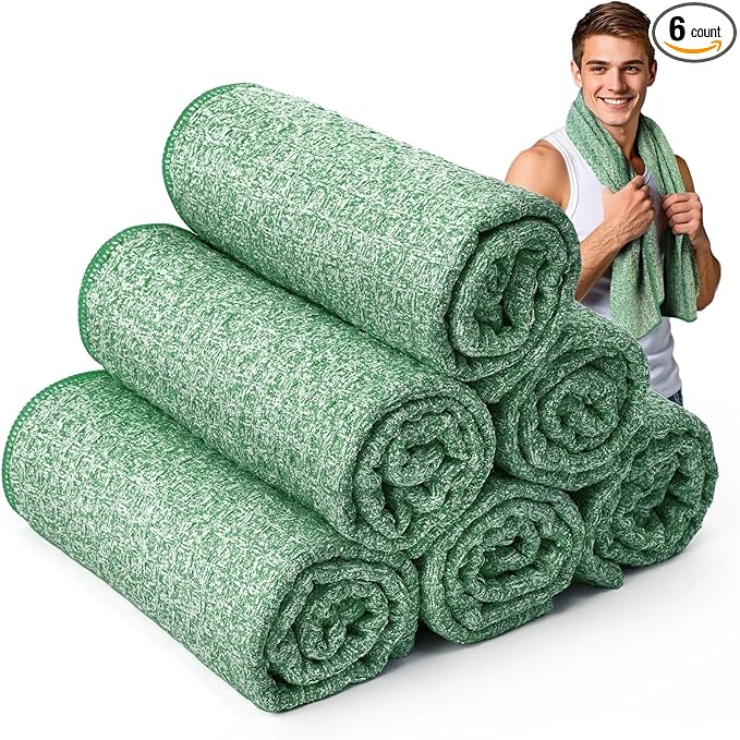 Microfiber Gym Towels for Showering Working Out Quick Dry Negative ions Large Middle Small Sizes Lightweight Gym Towel for Men Women Tennis Sports Towels for Body Hot Yoga Fitness Essentials