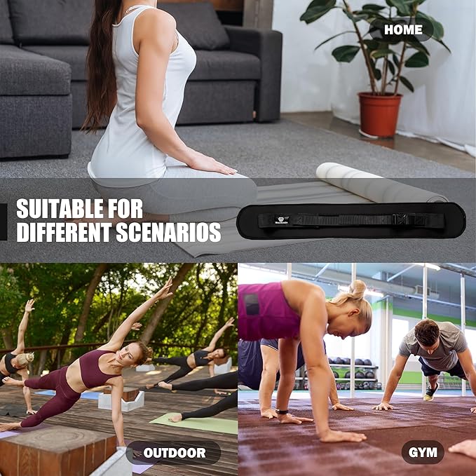 Hip Thrust Belt, Fully Upgraded Hip Thrust Belt for Dumbbells, More Comfortable Hip Thrust Belt, Home Gym Hip Thrust Belt with Wider and Longer Anti-Slip Pads.