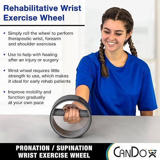CanDo Pronation/Supination Wrist Exercise Wheel