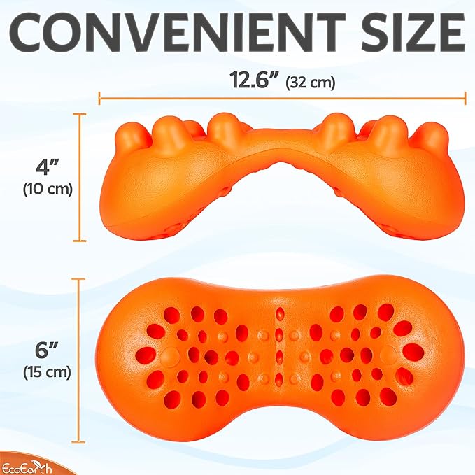 EcoEarth Hip Massager for Psoas Release (Firm) - 14 Massage Nodes for Sciatica & Piriformis Syndrome Pain Relief - Trigger Point Deep Tissue Massage Tool for Hip & Lower Back Pain