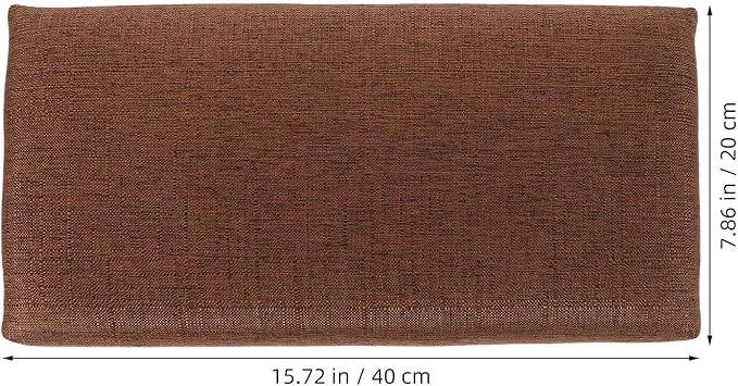Wood Prayer Bench Folding Stool, Ergonomic Solid Wood Meditation Chair, Portable Compact Seat for Yoga and Mindfulness Practice, Coffee Color
