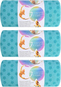 3 Pack Hot Yoga Towels with Plum Blossom Dots, Sky Blue Non-Slip Yoga Mat Towel, Super-Absorbent Soft Suede Microfiber Towel for Hot Yoga, Pilates, Bikram and Exercise Workout(24" x72",Sky Blue)