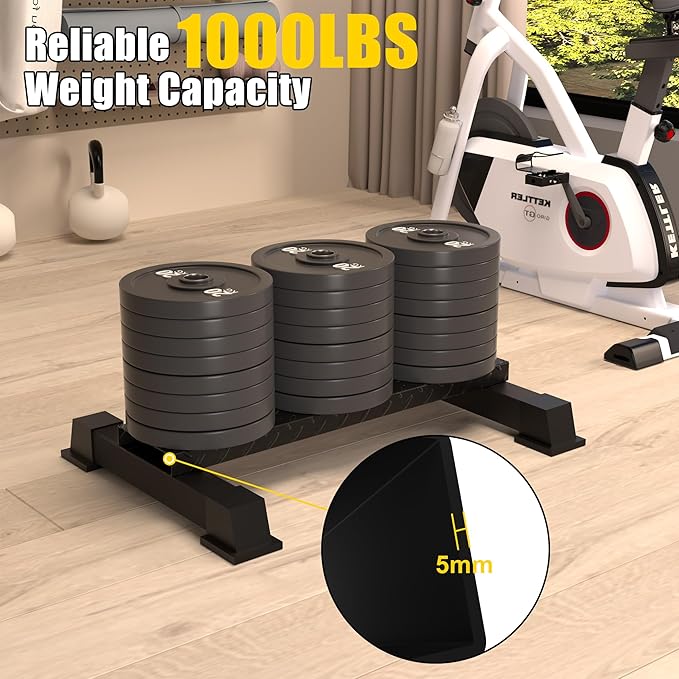 Calf Raise Block, Heavy-Duty Steel Calf Trainer, Multifunctional Standing Calf Workout Bar for Stretching, Squat, Foot Flexibility, Anti-Slip Solid Platform for Home Gym (Straight Board)