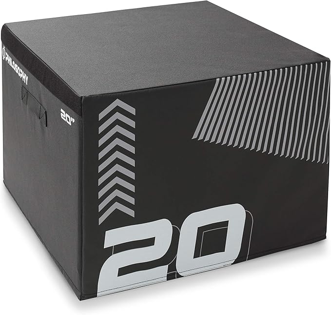 Philosophy Gym Soft Foam Plyometric Box - Jumping Plyo Box for Training and Conditioning