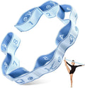 Stretch Strap for Kids Elastic Gymnastic Stretching Ballet Dance Band with 8 Loops Adjustable Exercise Training Resistance Strap for Children Stuff Pilates Latin Yoga Equipment