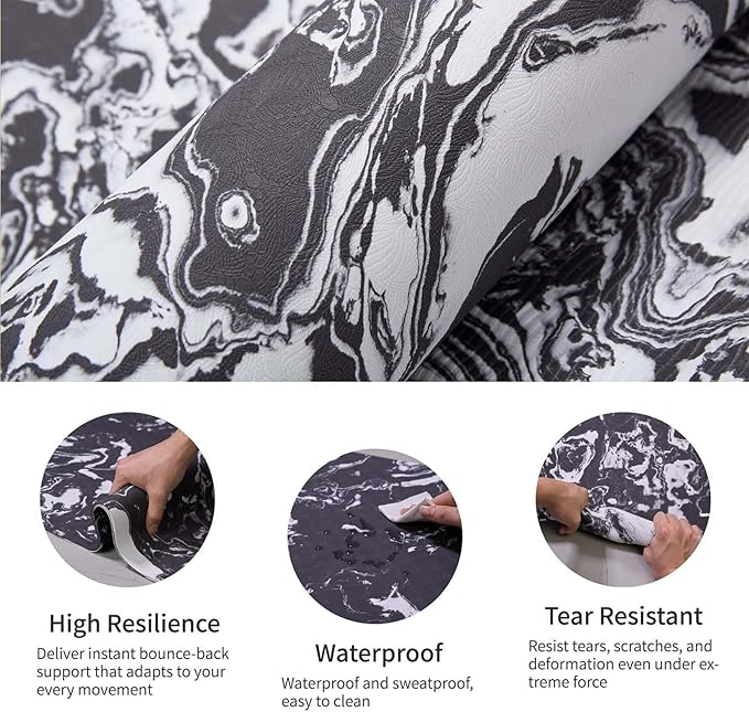 Yoga Mat Exercise Yoga Mat Print With Designed Exericise Mat 72 X 24inch Multi-Purpose Workout Mat For Women Pilates Fitness And Floor Exercises