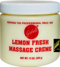 Gabel's Face Massage Creme (Lemon Fresh) for Skin use only 13oz. Authentic Gabel's Manufacturer Direct has Protection Seal and Gabel's Logo in Black Label on The jar