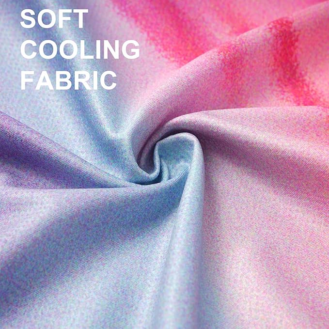Cooling Towel, Ice Towel for Neck, Soft Microfiber Chilly Towel Stay Cool for Sports, Yoga, Running, Gym, Workout, Biking, Camping & Outdoor Activities 40"x12"