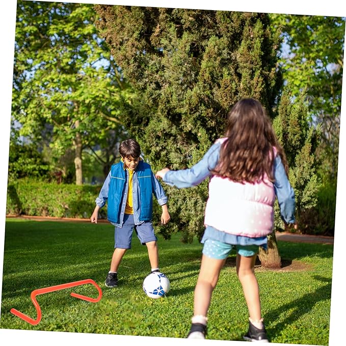 Speed Hurdle Training Equipment for Adults High Portable Agility Hurdles for Soccer Football Practice for Home School Use to Enhance Speed Flexibility